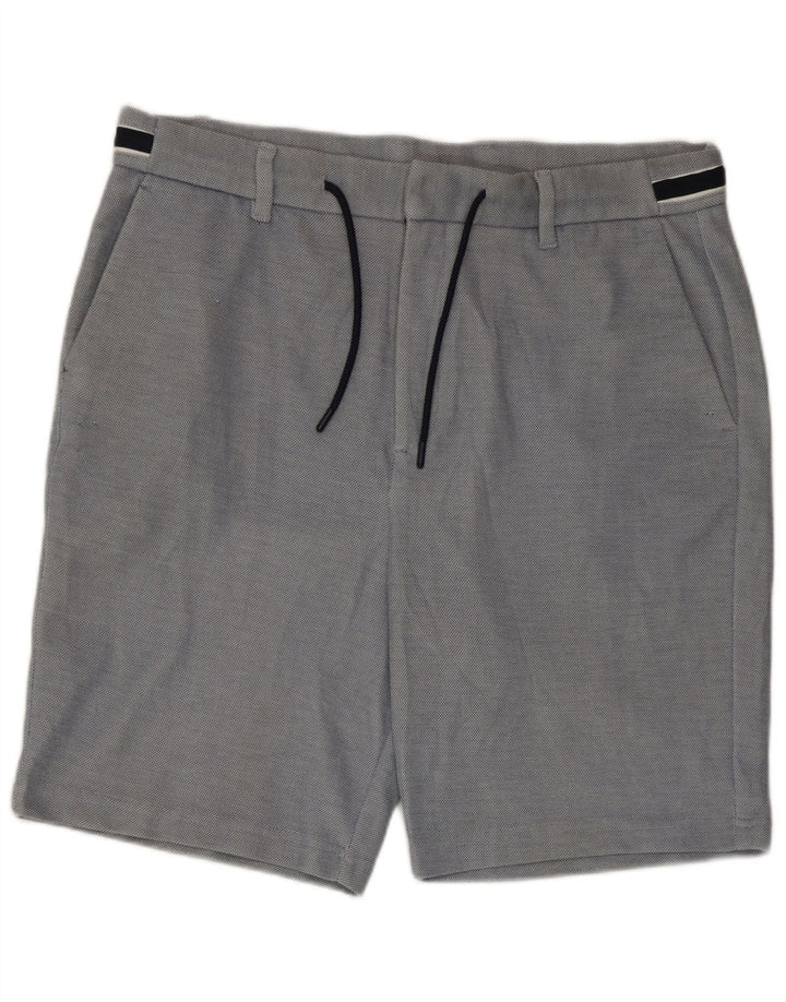 Męskie spodenki chino Zara XL W38 Niebieski poliester