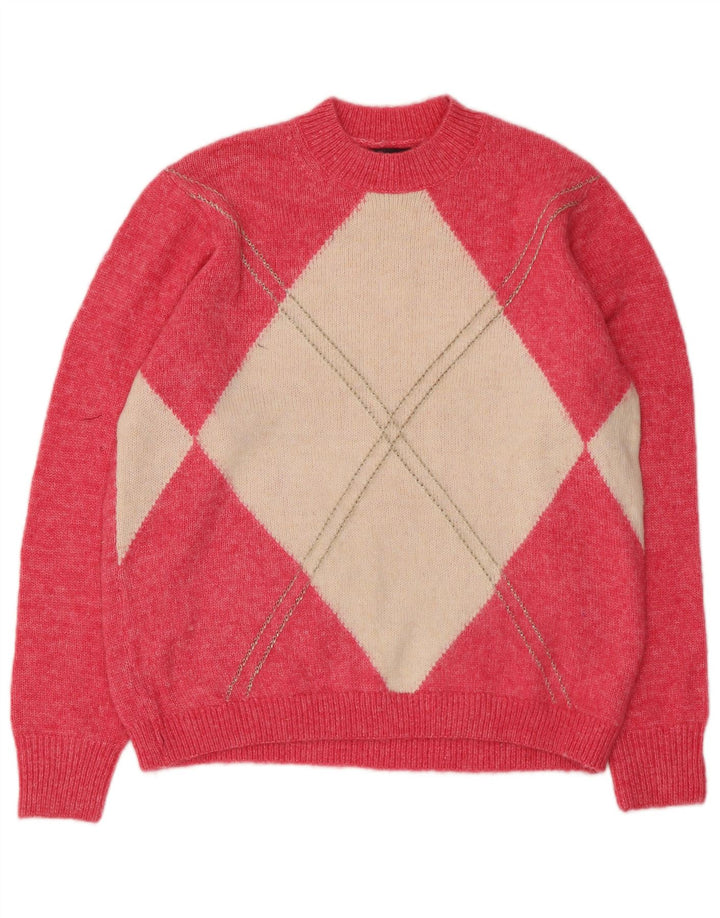 Sweter damski Marks & Spencer z okrągłym dekoltem, UK 14, średni róż