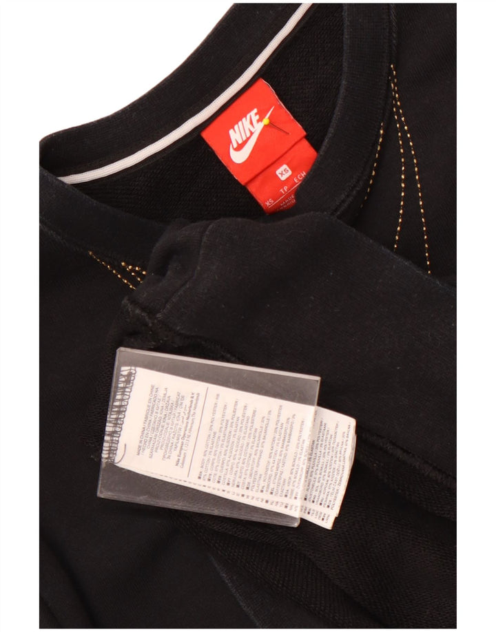 Damski sweter oversize NIKE Graphic UK 6 XS, czarny, bawełniany