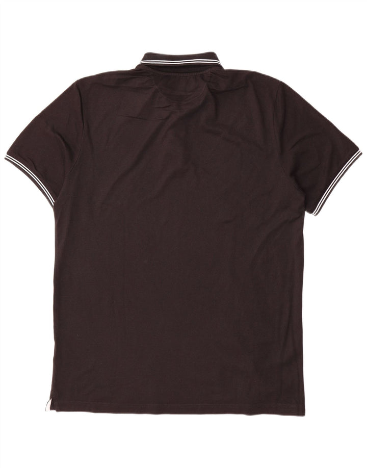 Męska koszulka polo Champion Easy Fit 2XL w kolorze czarnym