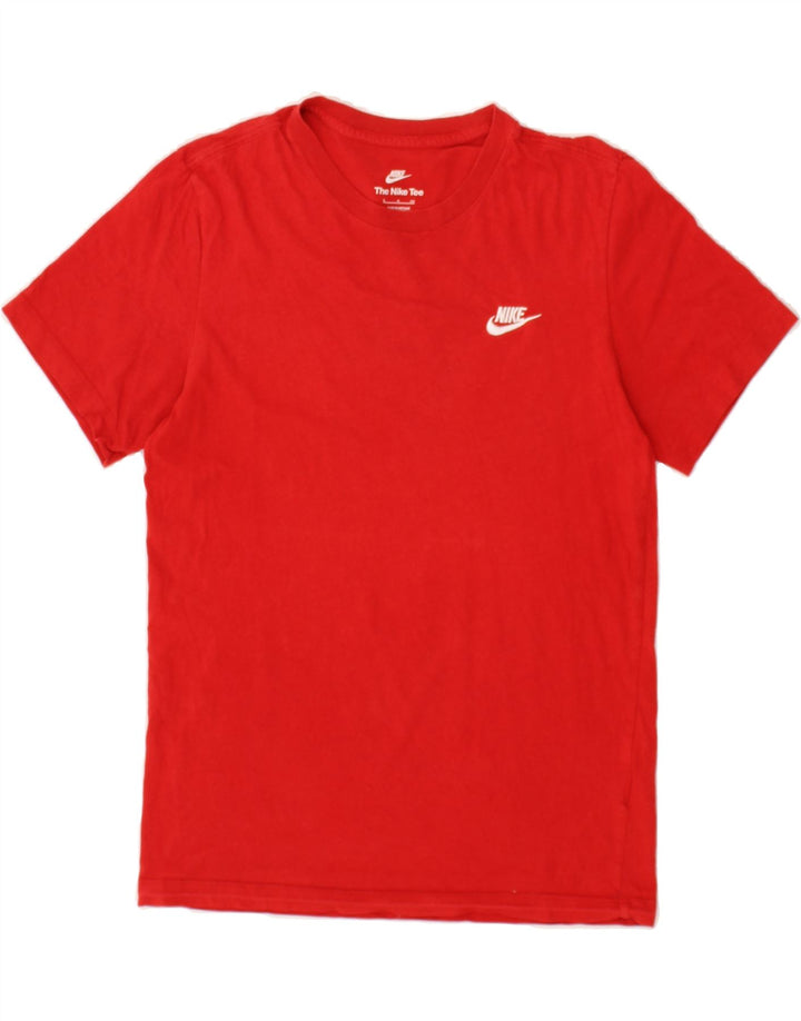 NIKE Mens T-Shirt Top Small Red Cotton Vintage Nike and Second-Hand Nike from Messina Hembry 