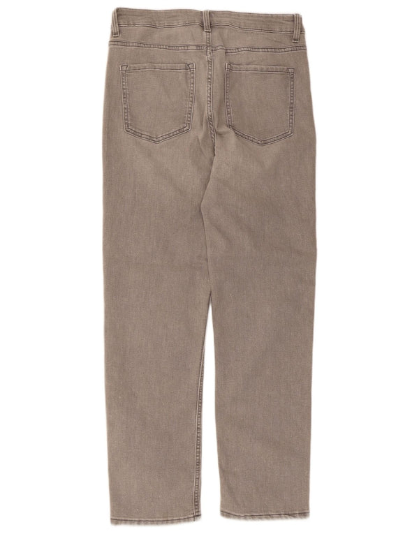 Marks & Spencer Damskie The Sienna Straight Jeans UK 12 Medium W30 L27 Szare