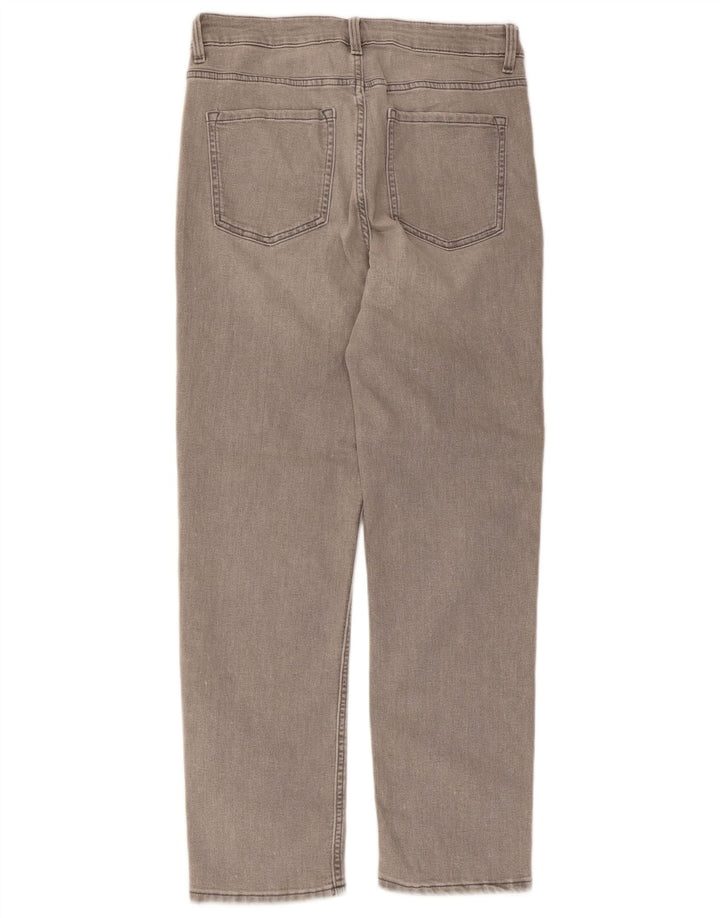 Marks & Spencer Damskie The Sienna Straight Jeans UK 12 Medium W30 L27 Szare