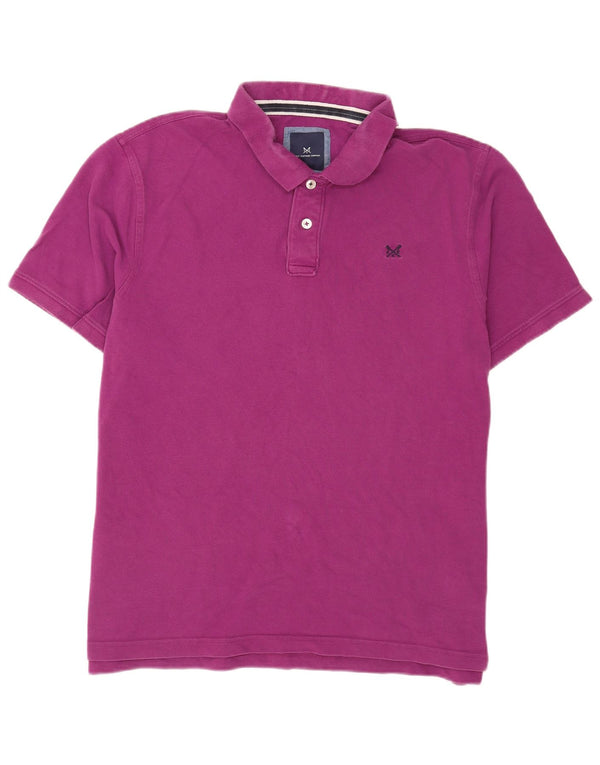 Męska koszulka polo Crew Clothing 2XL, fioletowa bawełna