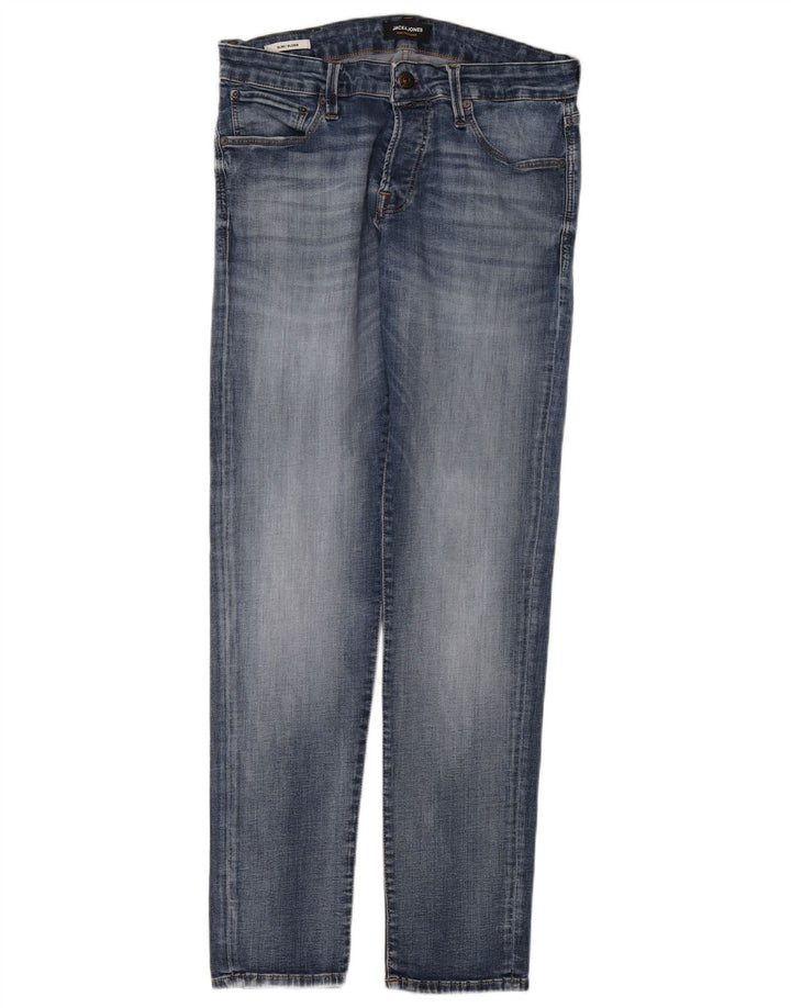 Męskie jeansy Jack & Jones GLENN Slim W33 L32 Niebieska bawełna