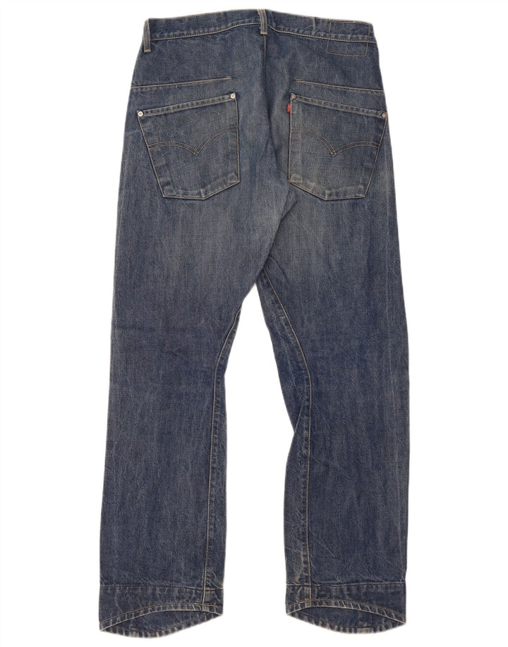 Męskie proste dżinsy Levi's W33 L32 Niebieskie bawełniane