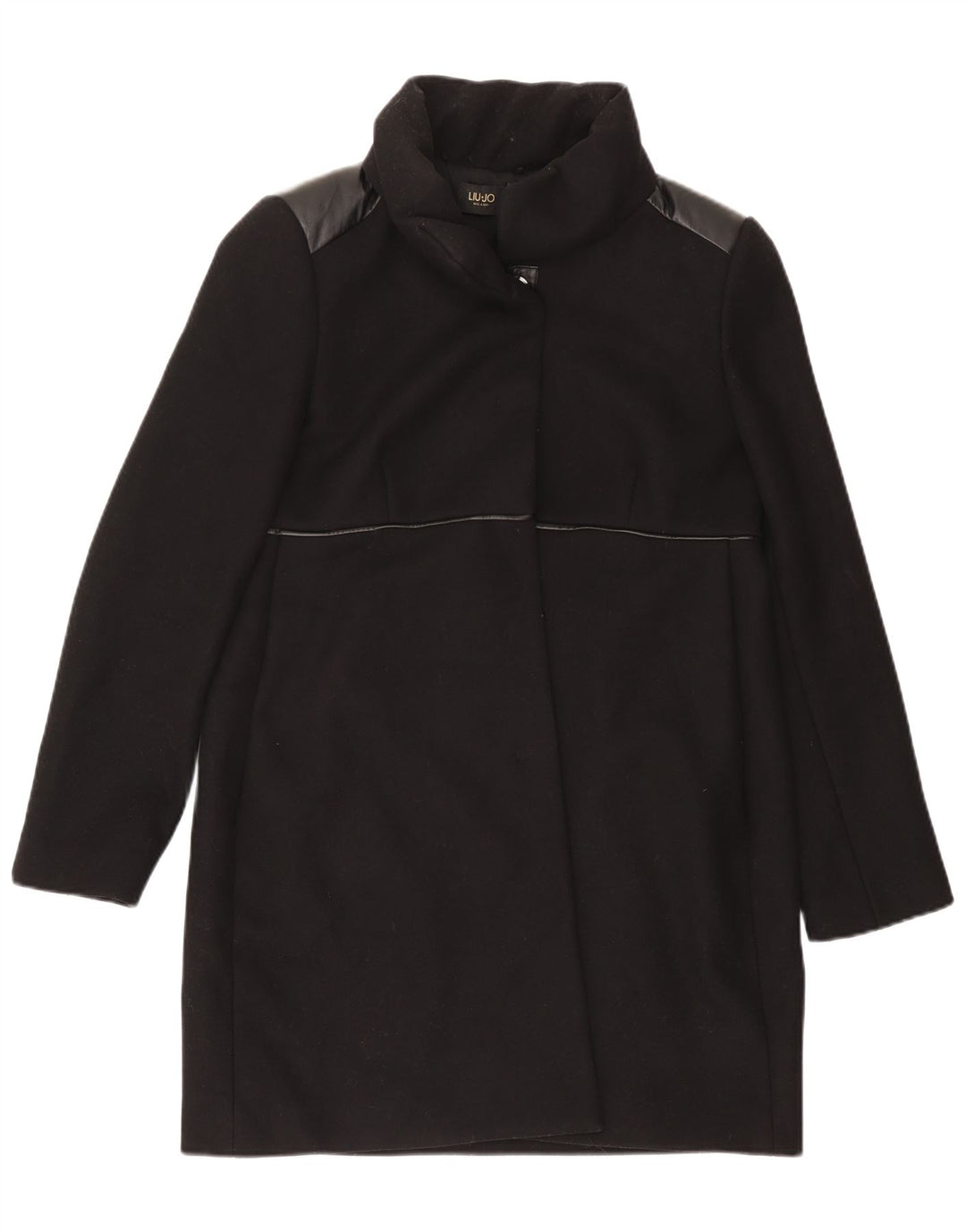 Płaszcz damski Liu Jo IT 48 XL, czarna wełna