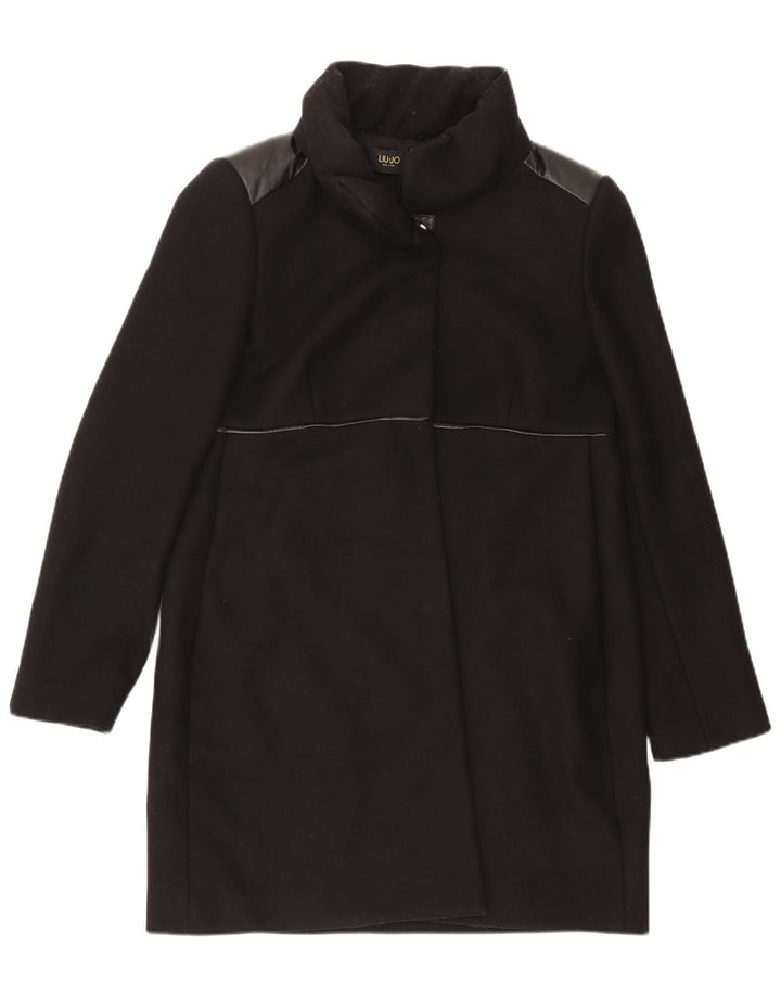 Płaszcz damski Liu Jo IT 48 XL, czarna wełna