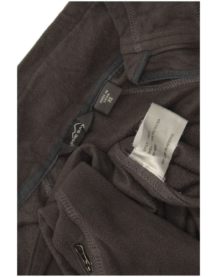 Damska kurtka polarowa Eddie Bauer UK 6 XS, czarna, poliestrowa