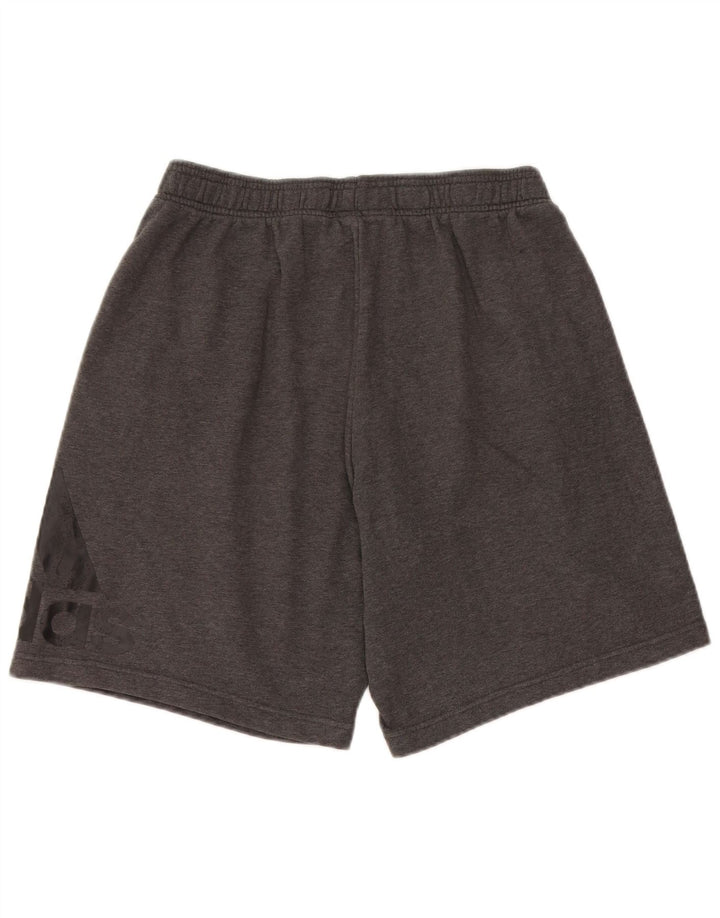 Męskie spodenki sportowe Adidas Graphic, średnioszare, bawełniane