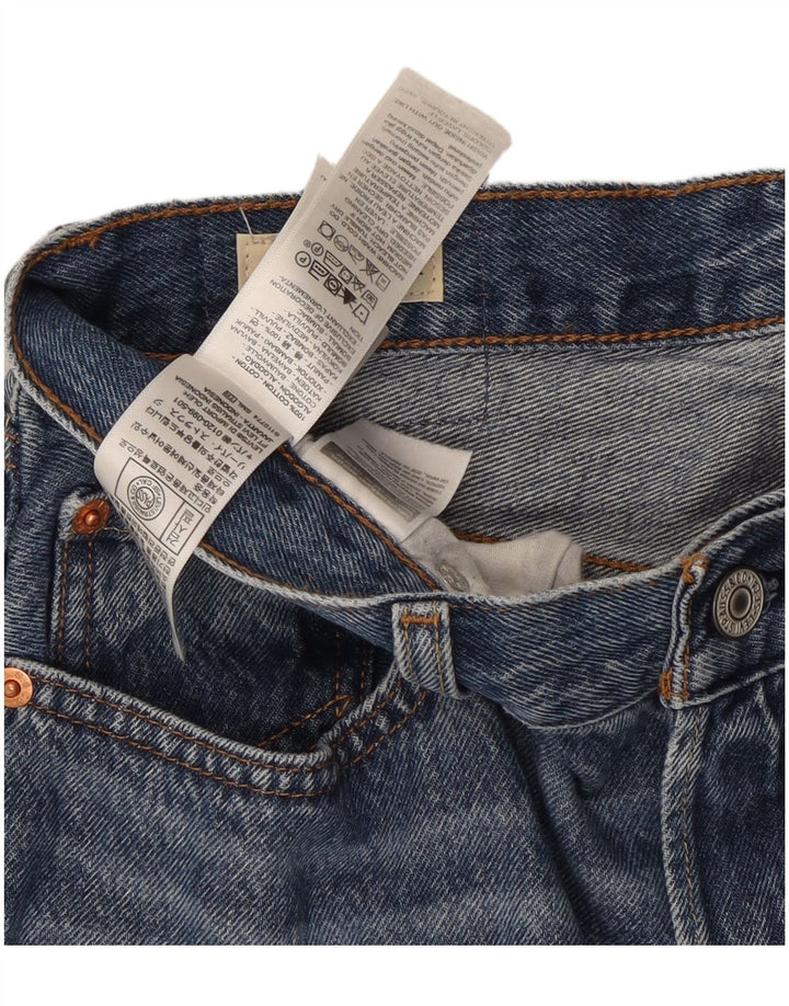 Damskie proste dżinsy Levi's W27 L30 Niebieskie bawełniane, lata 90-te