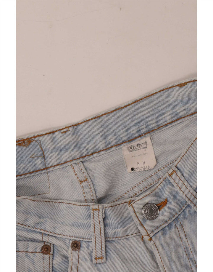 Damskie jeansy zwężane Levi's US 5 Small W28 L29 Niebieskie bawełniane
