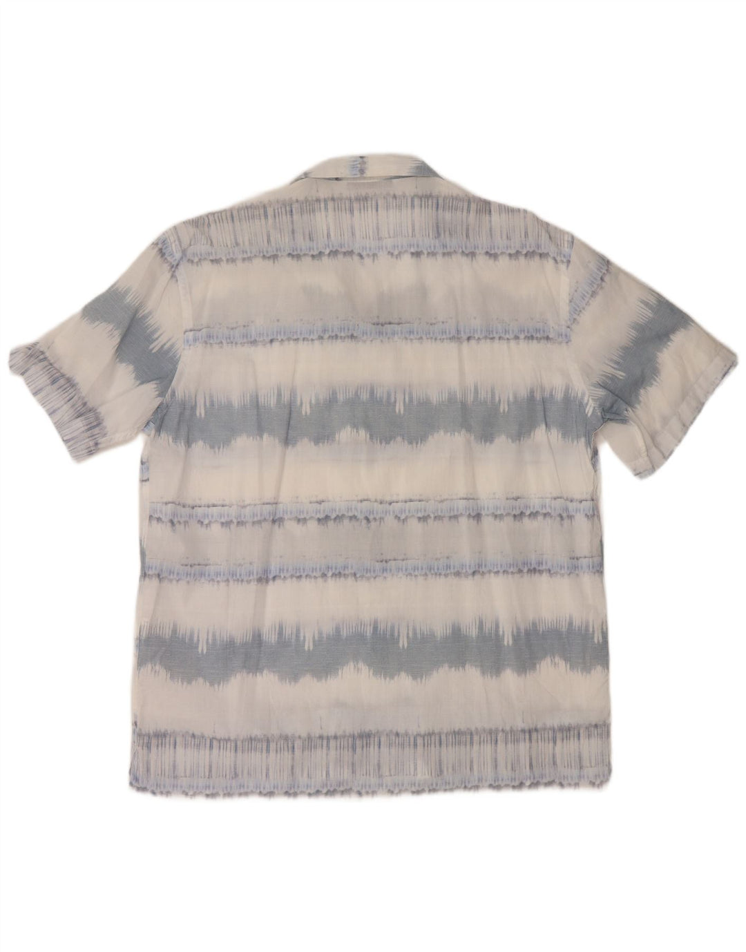 Męska koszula z krótkim rękawem ZARA XL, bawełniana w niebieskie paski