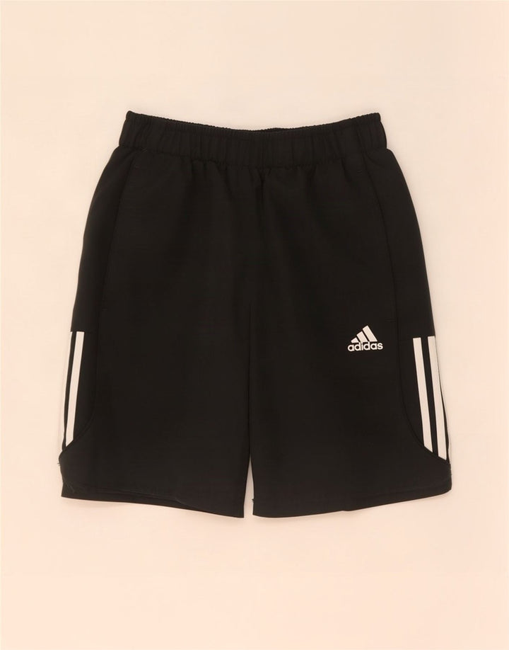 Męskie spodenki sportowe Adidas Climalite, małe, czarne, poliestrowe
