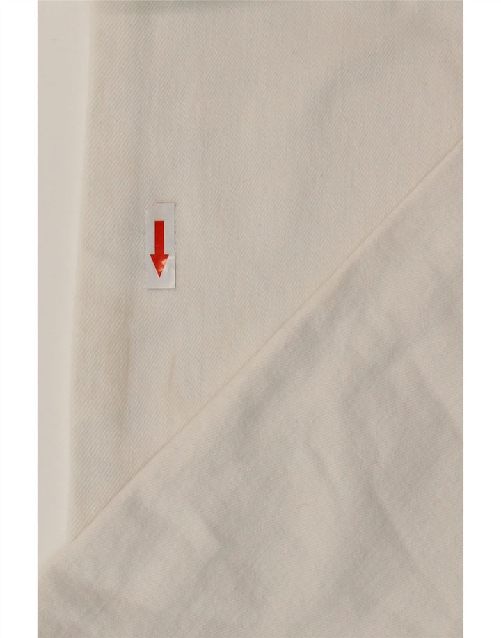 Damskie jeansy rozkloszowane Zara EU 36 XS W26 L32 Białe