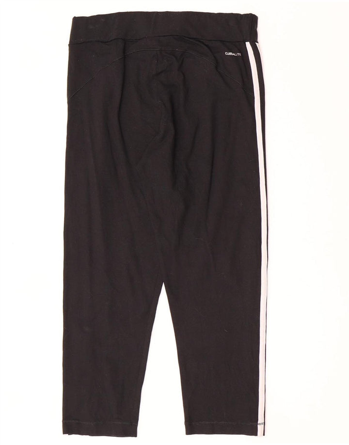 Legginsy Adidas Damskie Climalite Capri UK 16, Duże Czarne