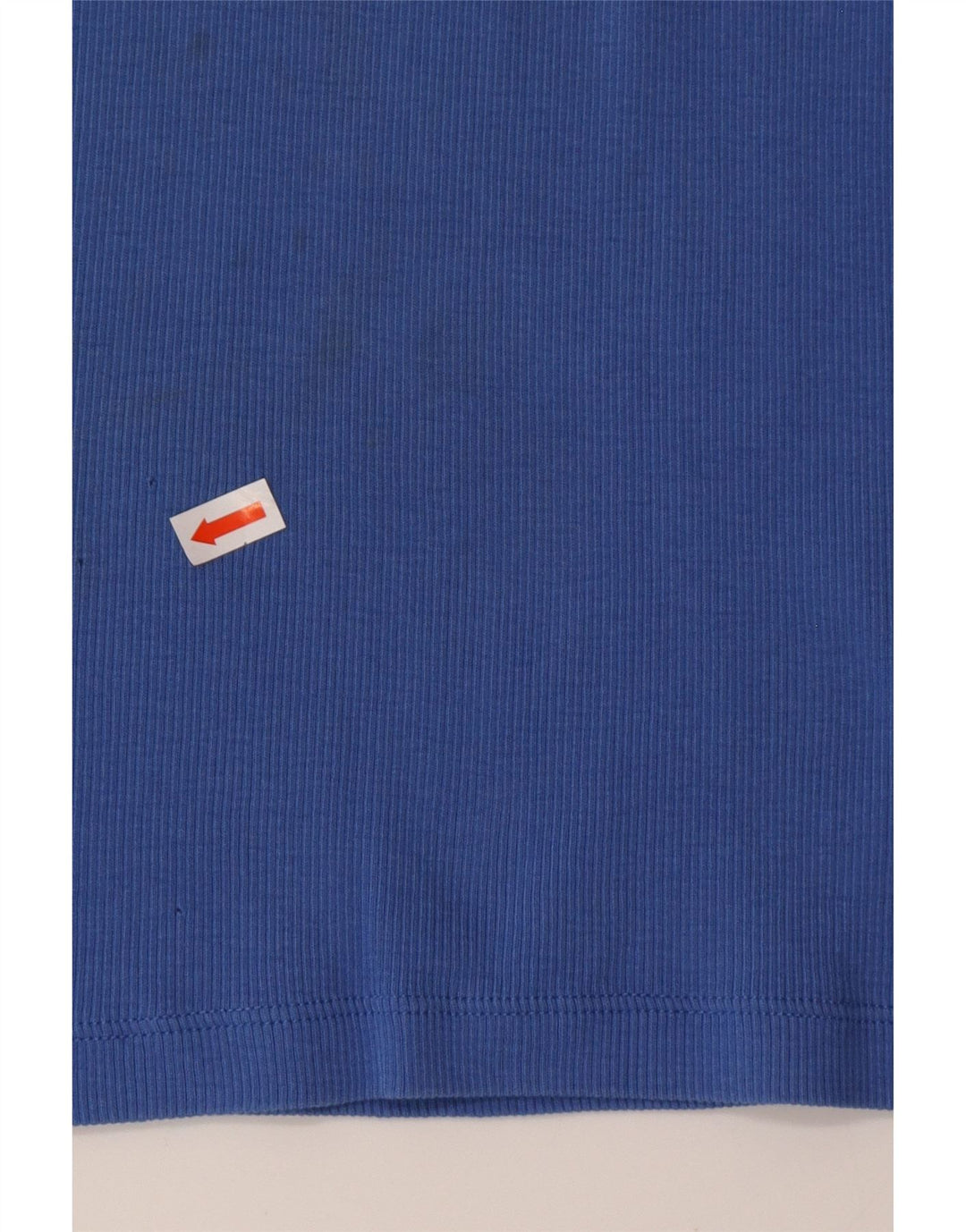 RALPH LAUREN Damski top z rękawem 3/4, UK 12, średni niebieski, bawełniany