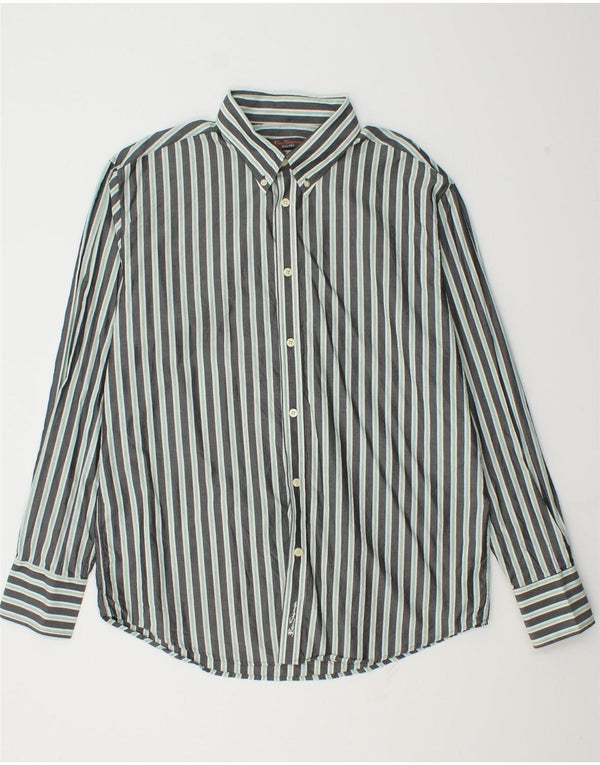 Koszula męska Ben Sherman XL, szara, bawełniana w paski