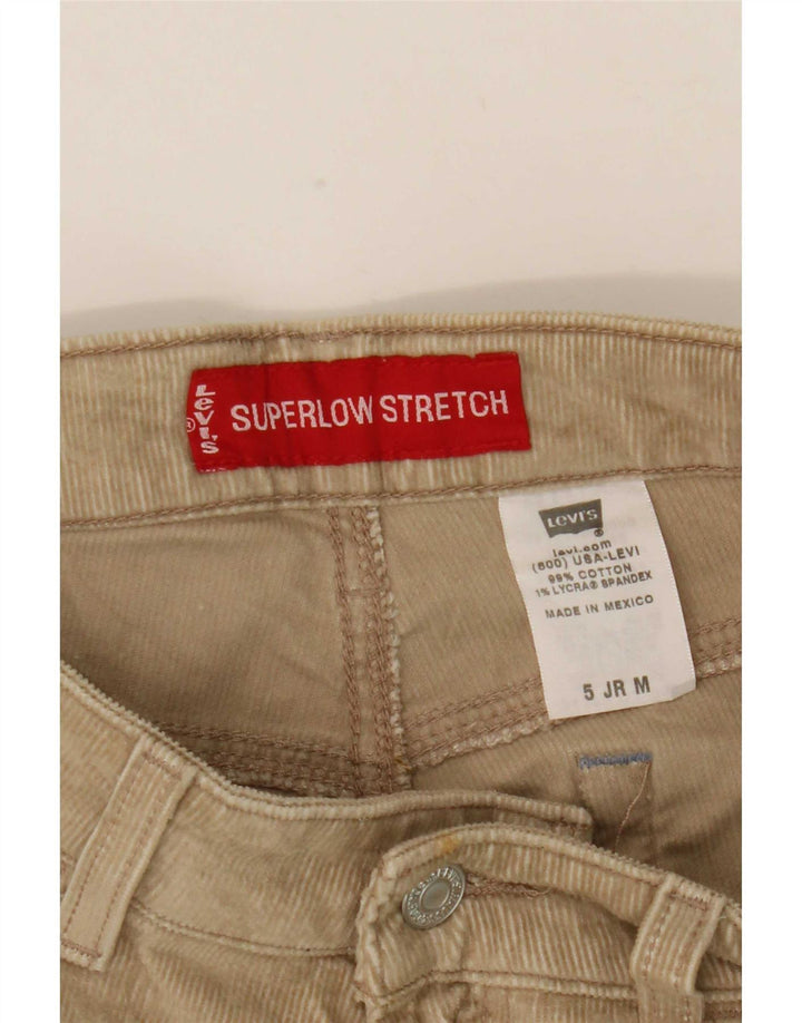 Damskie sztruksowe spodnie Levi's Stretch Flare US 5 Medium W30 L30 Beżowe