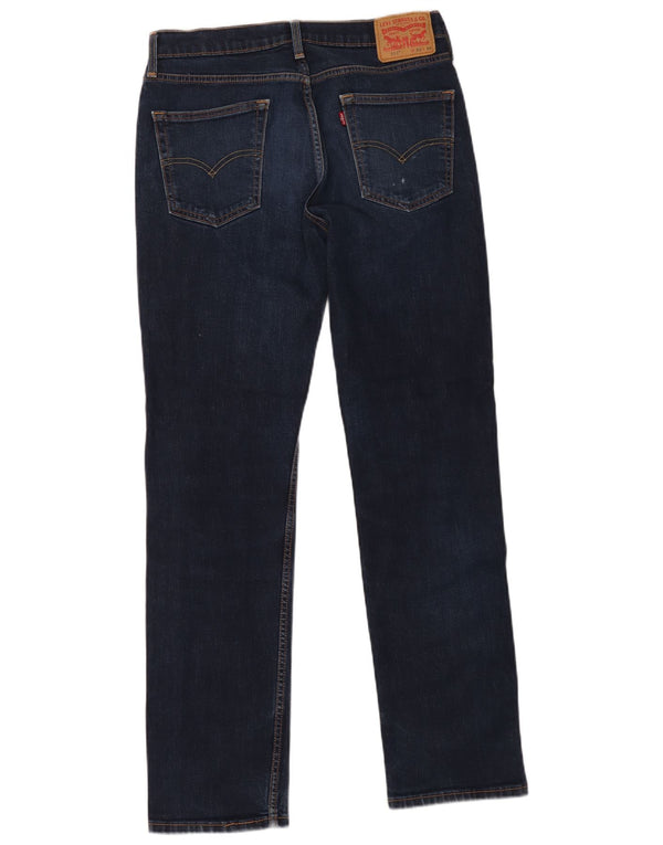 Męskie dżinsy Levi's 514 Straight W32 L34 Granatowa bawełna