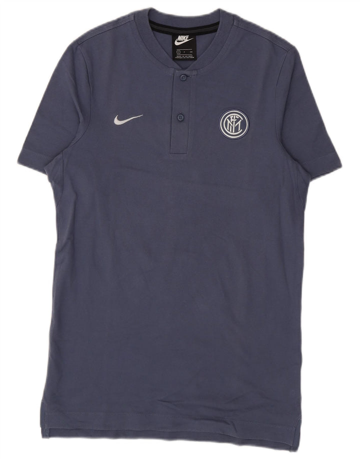 T-shirt męski Nike Inter Mediolan, mały, niebieski, bawełniany