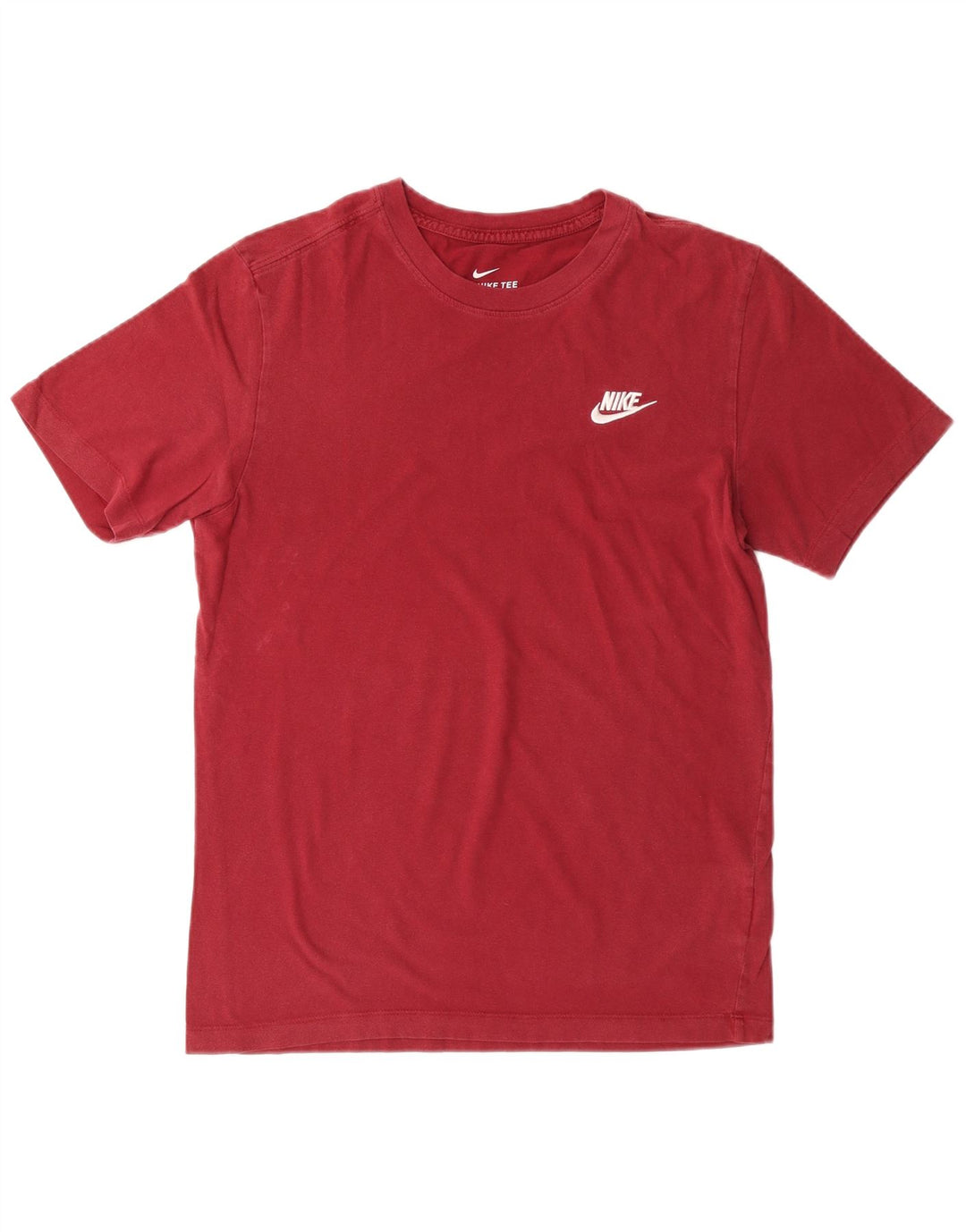 T-shirt męski NIKE, mały, czerwony, bawełniany