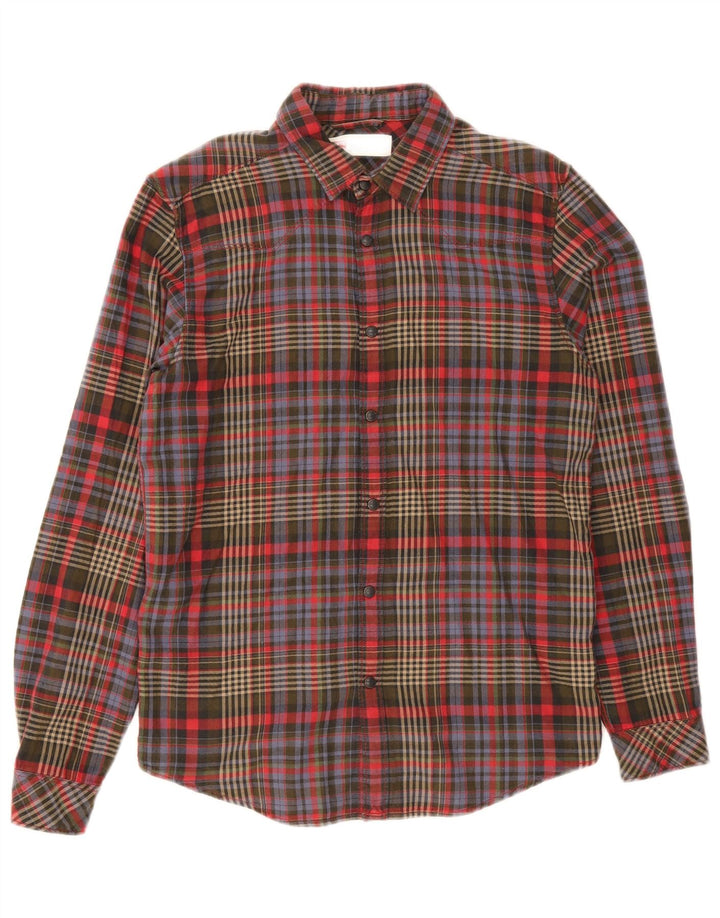 Koszula flanelowa męska Levi's o standardowym kroju, mała, wielokolorowa, bawełniana w kratę