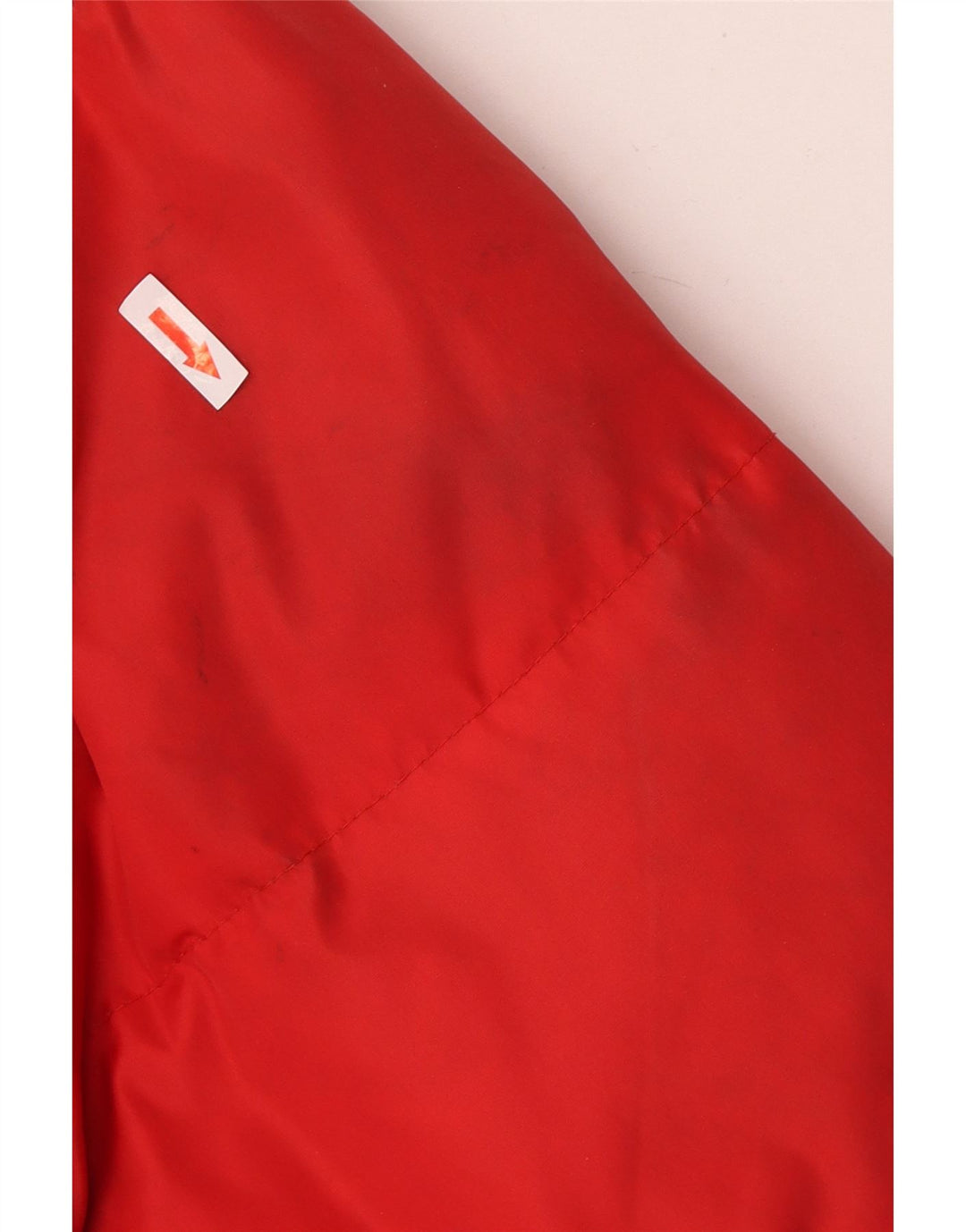 Męska jednolita, wyściełana kurtka z grafiką USA, UK 42 XL, czerwona