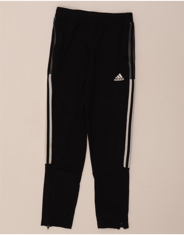 Chłopięce spodnie dresowe Adidas 11-12 lat, czarny poliester