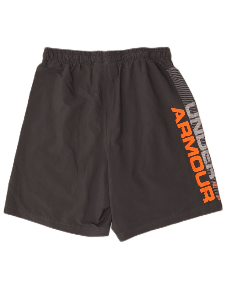 Męskie spodenki sportowe Under Armour Heat Gear Graphic, średnioszare