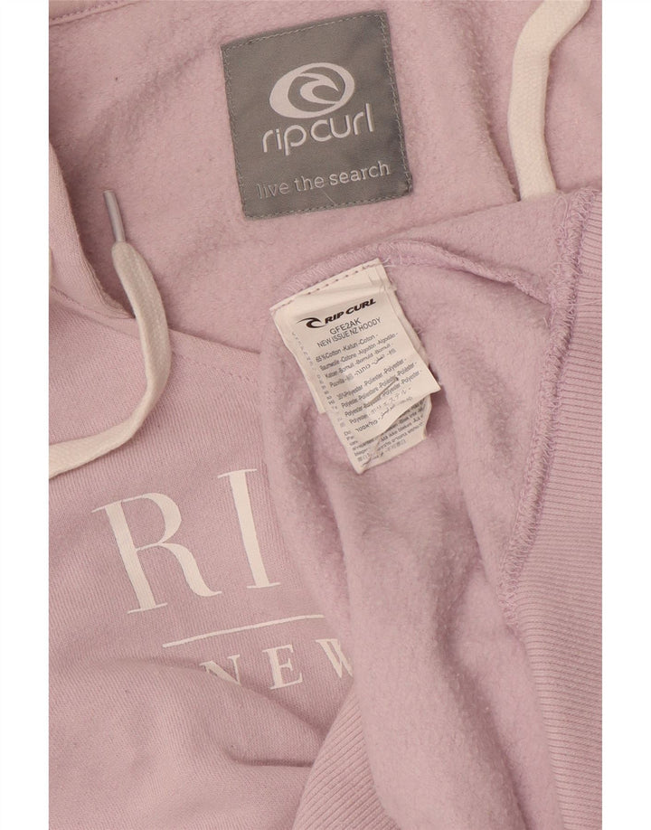 Damski sweter z kapturem Rip Curl Graphic UK 10, mały, fioletowy, bawełniany