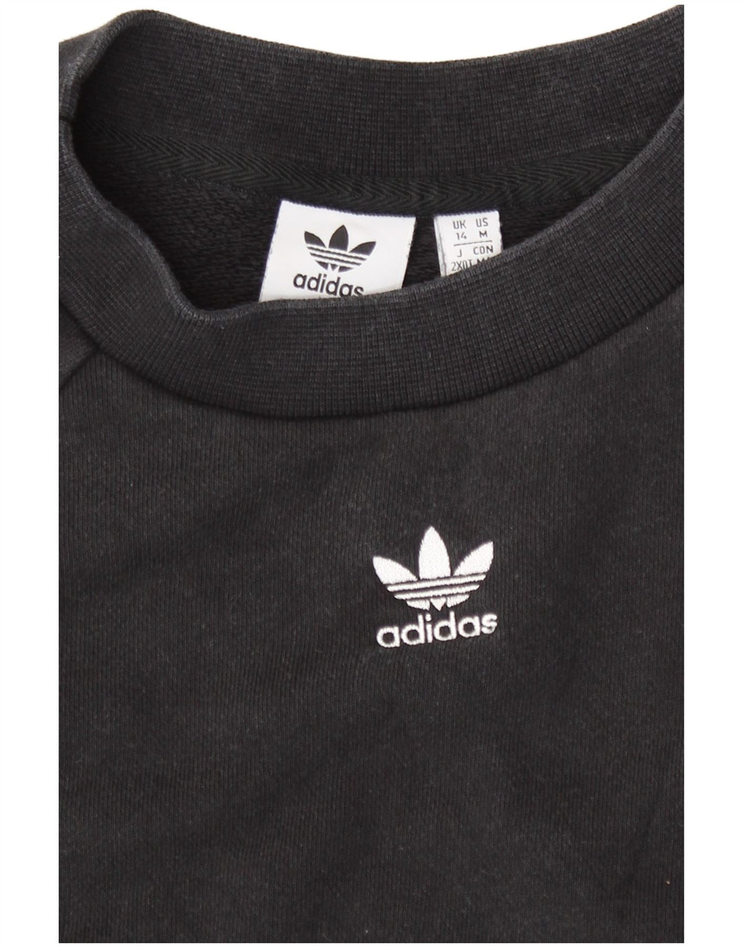 Bluza damska Adidas Jumper UK 14 Średnia czarna bawełna