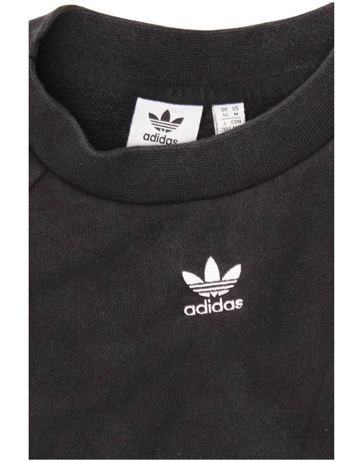 Bluza damska Adidas Jumper UK 14 Średnia czarna bawełna