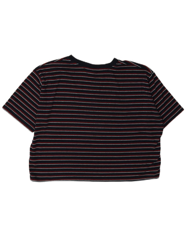 Topshop Damska koszulka oversize Top UK 16 w duże granatowe paski