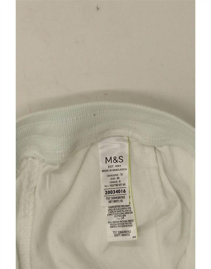 Damskie spodenki Chino MARKS & SPENCER UK 10 Small W28 w kolorze białym