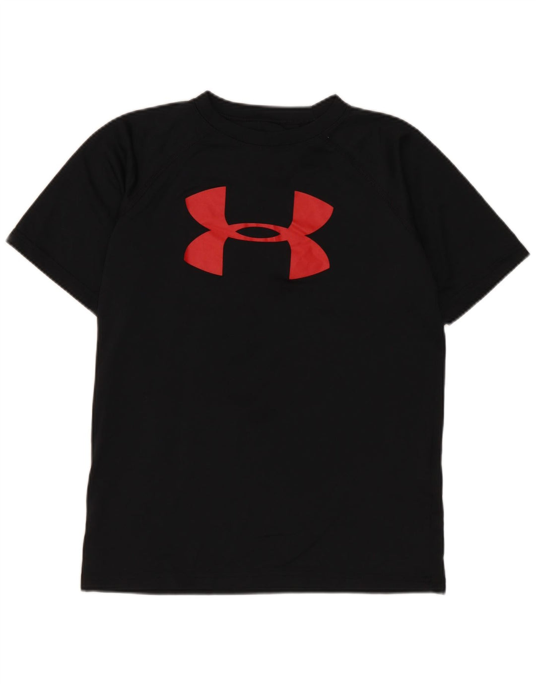 Chłopięcy t-shirt z grafiką Under Armour Heat Gear na 9-10 lat, średni czarny