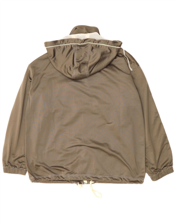 DIADORA Damska bluza dresowa z kapturem, oversize, UK 10, mała, szara
