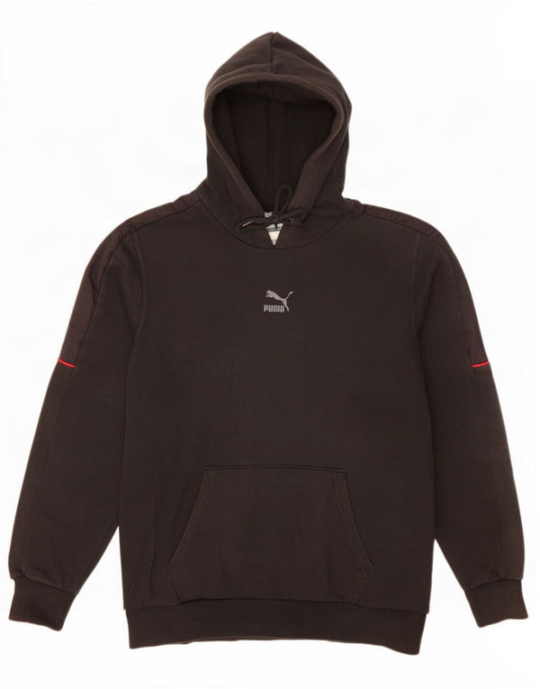 Męski sweter z kapturem Puma, duży, czarny, bawełniany