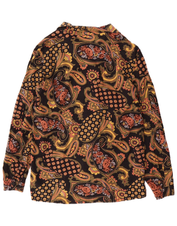 Damska bluzka koszulowa w stylu vintage IT 44 Średnia wielokolorowa paisley