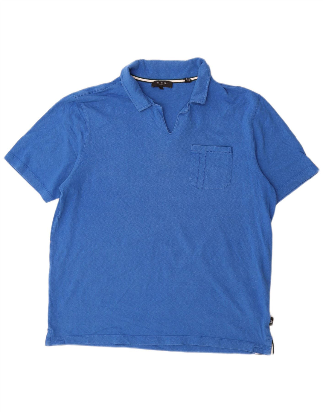 Męska koszulka polo Ted Baker, rozmiar 4, duża, niebieska, bawełniana