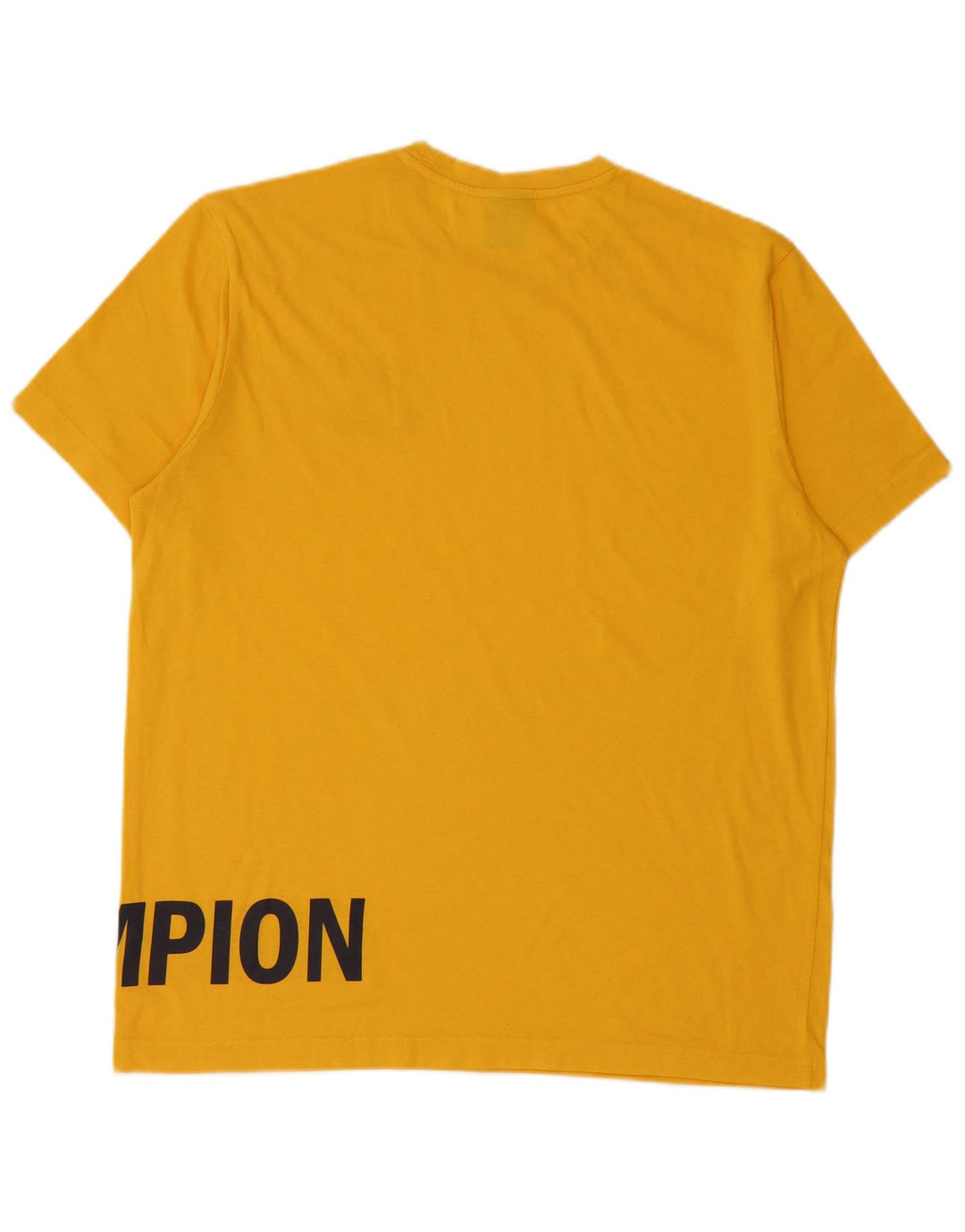 Męski T-shirt Champion z grafiką, duży, żółty