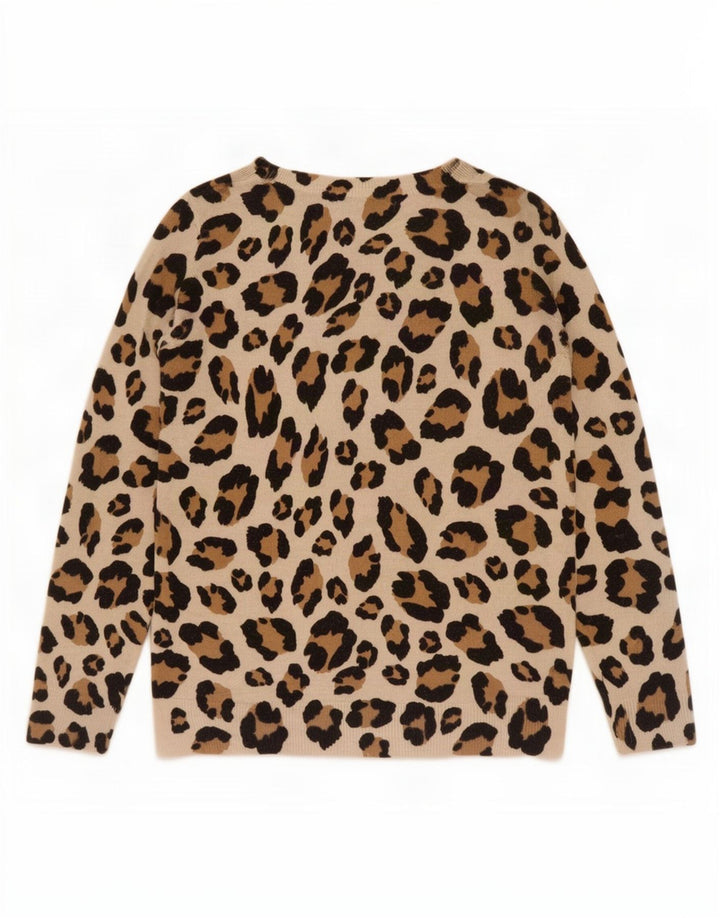 Marks & Spencer Damski sweter z dekoltem w łódkę, UK 10, mały, beżowy
