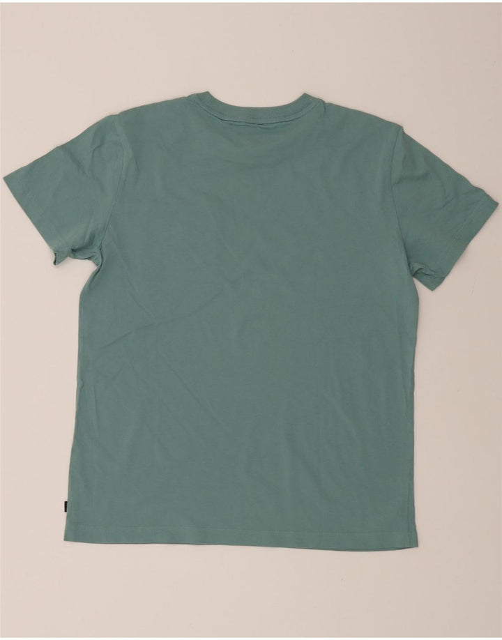 PUMA Mens T-Shirt Top Medium Green Vintage Puma and Second-Hand Puma from Messina Hembry 