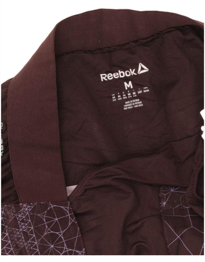 Damskie spodenki kąpielowe REEBOK Graphic UK 12/14 Średni brązowy geometryczny