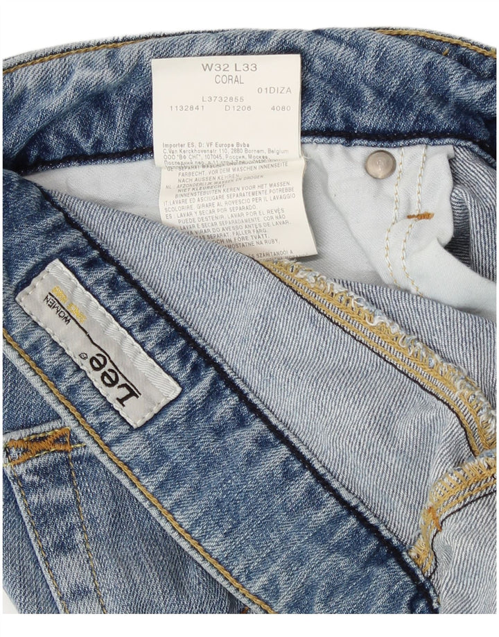 Damskie dżinsy Lee Coral Bootcut W32 L29 Niebieskie bawełniane