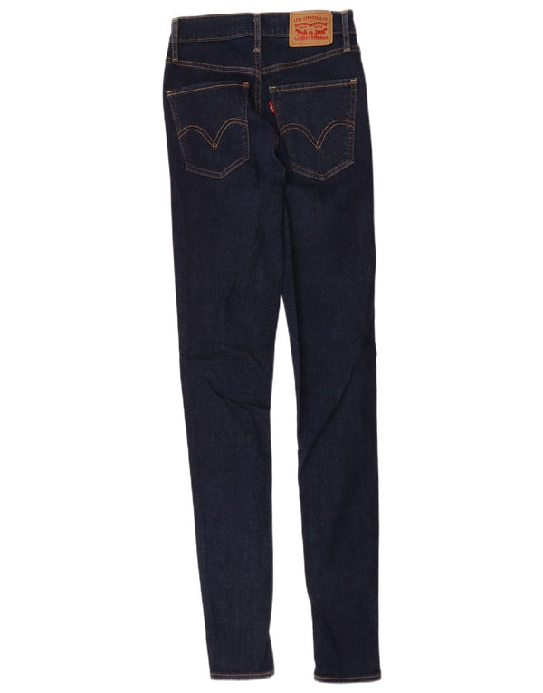 Damskie jeansy Levi's Mile High Super Skinny W25 L31 Granatowa bawełna