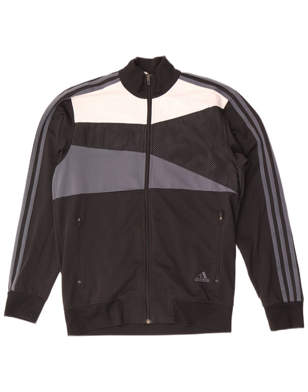Męska kurtka dresowa Adidas UK 40/42 w kolorze średniej czarnej
