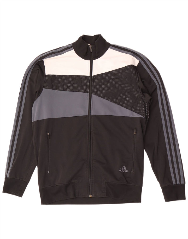 Męska kurtka dresowa Adidas UK 40/42 w kolorze średniej czarnej