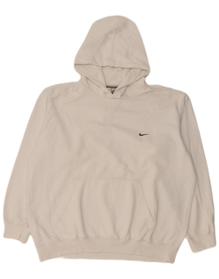 Męski sweter z kapturem NIKE UK 45/47 XL, biała bawełna