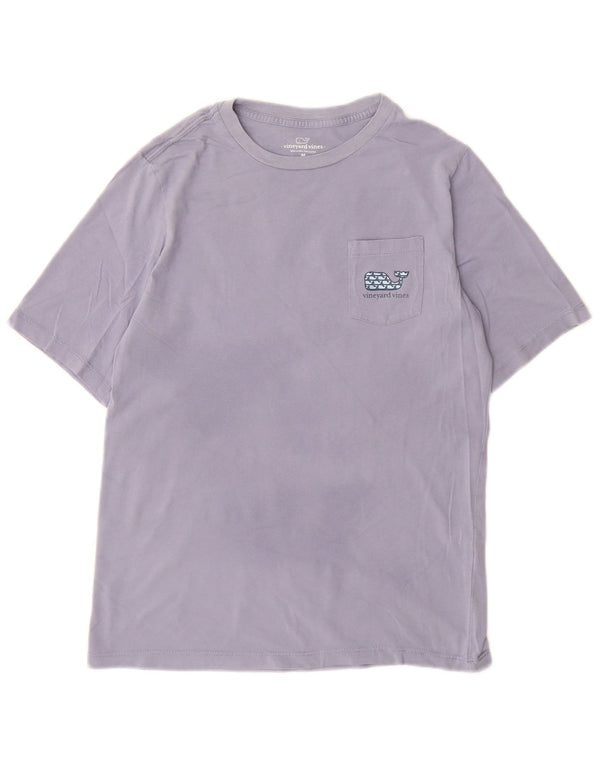 Chłopięcy T-shirt z grafiką VINEYARD VINES, 12-13 lat, średni fiolet, bawełna